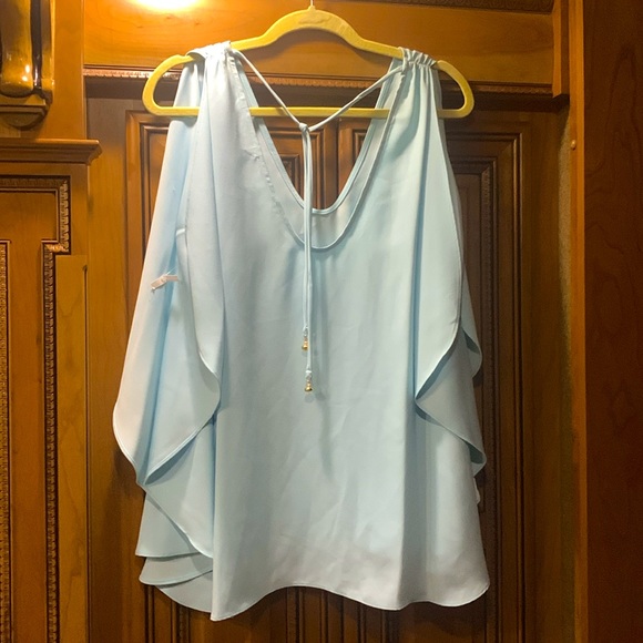 NWT Trina Turk Haipo Top Sky Color Size X-Large - Picture 5 of 8